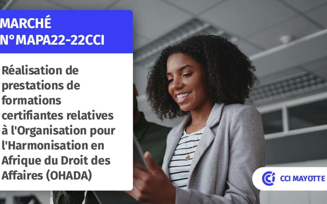 MARCHE N° MAPA22-22CCI
