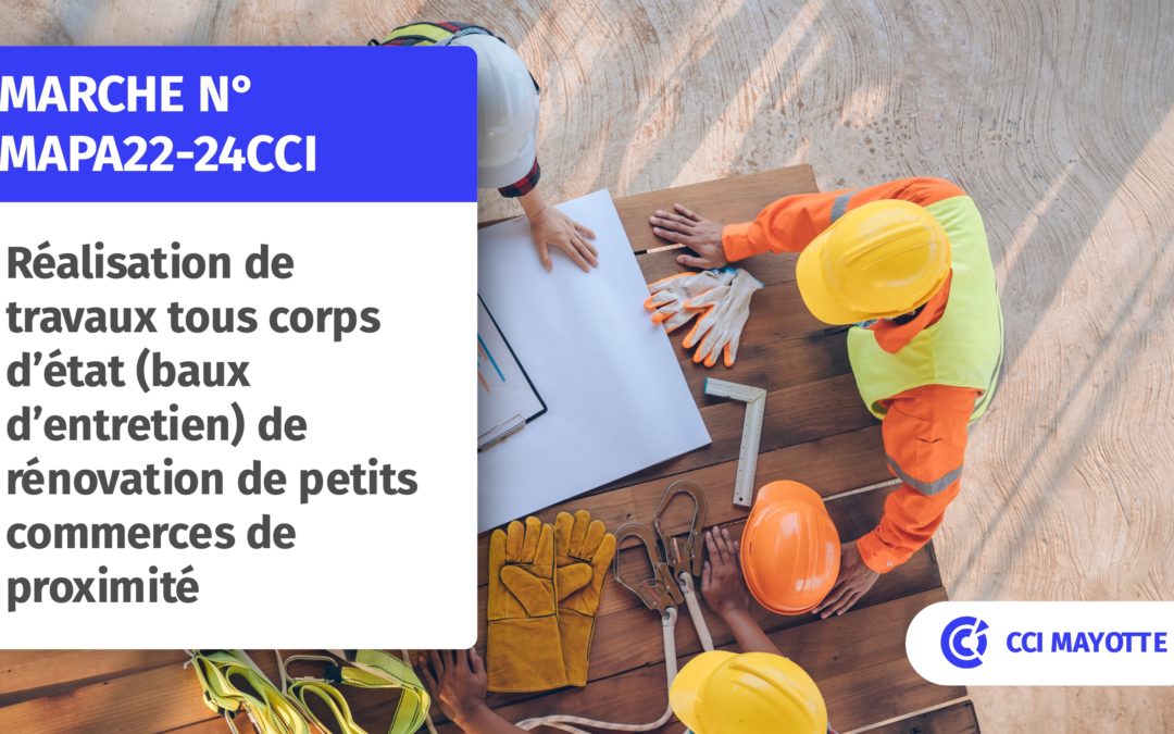 MARCHE N° MAPA22-24CCI