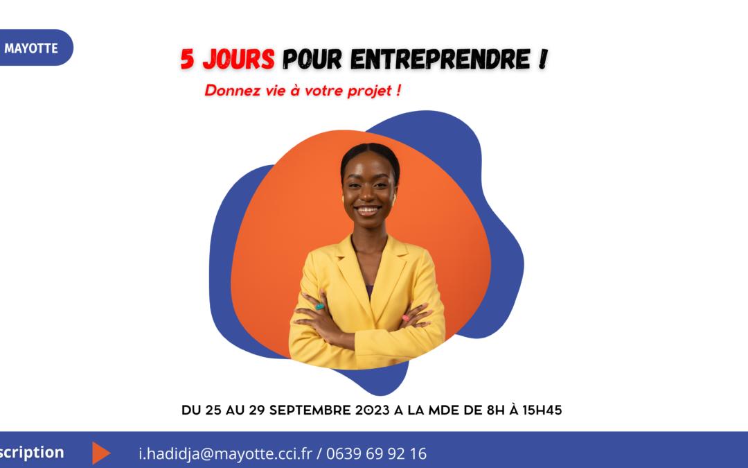 5 jours pour entreprendre!