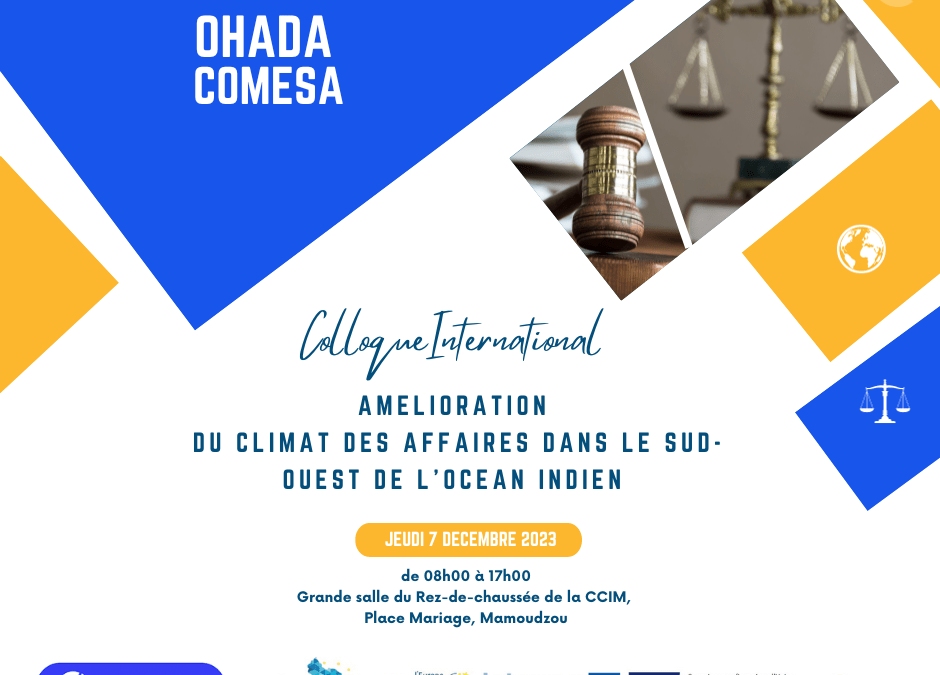 Colloque International OHADA COMESA