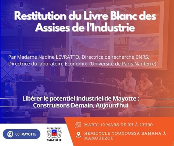  Participer à la Restitution du Livre Blanc des Assises de l’Industrie